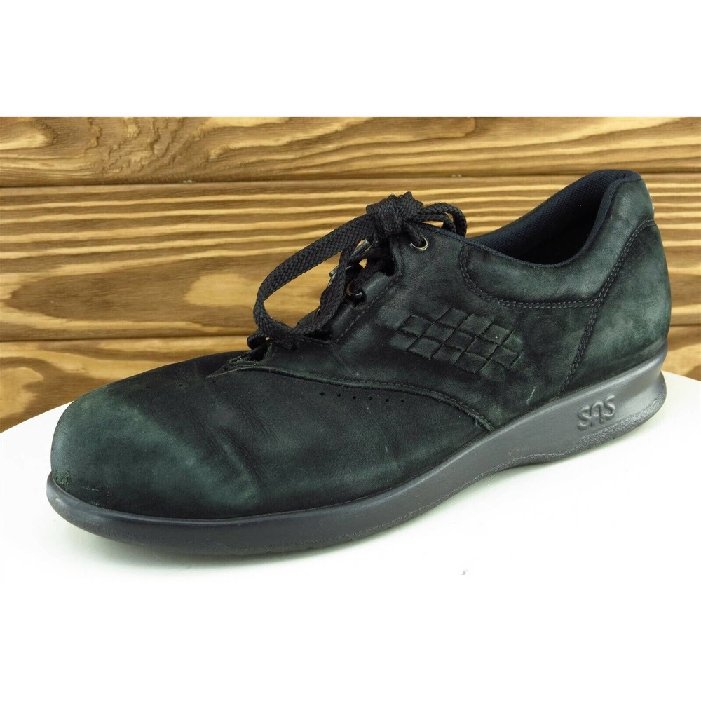 SAS Women Size 7 M Black Walking‎ Leather
